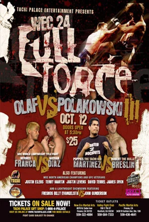 Постер: WEC 24: Full Force