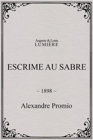 Постер: Escrime au sabre