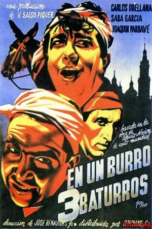 Постер: En un burro tres baturros