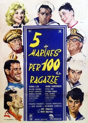 Постер: 5 marines per 100 ragazze