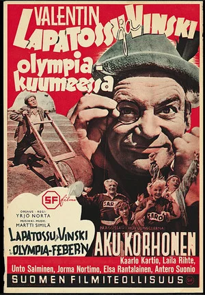 Постер: Lapatossu ja Vinski olympia-kuumeessa