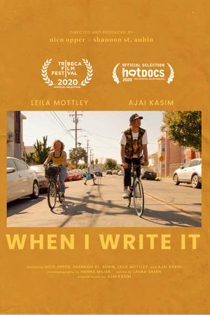 Постер: When I Write It