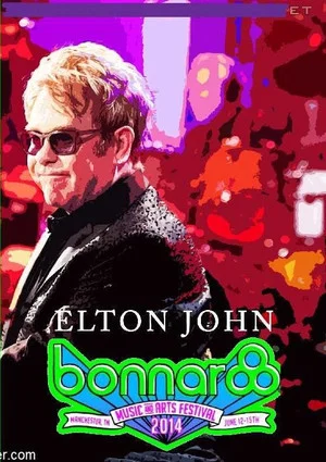 Постер: Elton John: Live at Bonnaroo Festival - Manchester on June 15, 2014