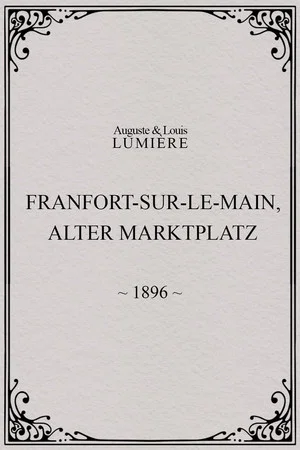 Постер: Francfort-sur-le-Main, Alter Marktplatz