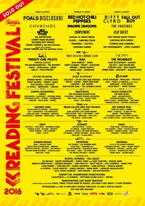 Постер: Biffy Clyro - Reading Festival 2016
