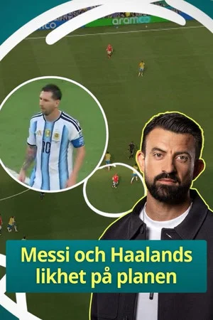 Постер: Messi and Haaland's similarity on the pitch