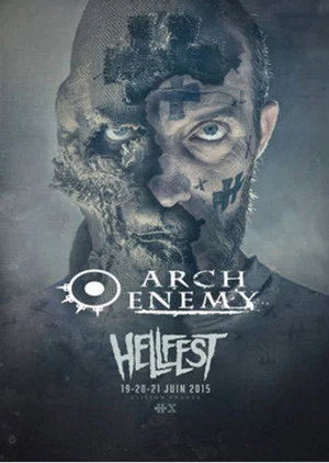Постер: Arch Enemy - Hellfest Open Air 2015