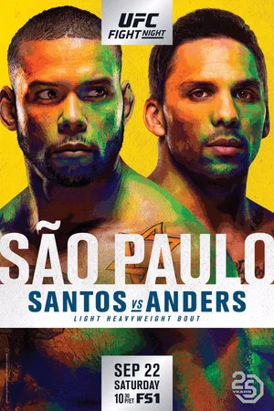 Постер: UFC Fight Night 137: Santos vs. Anders