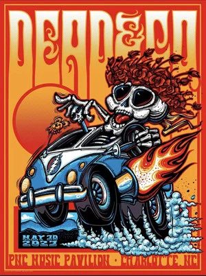 Постер: Dead & Company: 2023-05-30 at PNC Music Pavilion, Charlotte, NC, USA