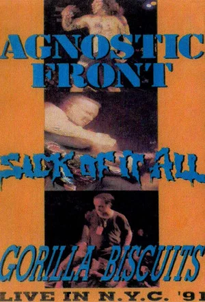Постер: Live in New York: Agnostic Front, Sick of It All, Gorilla Biscuits