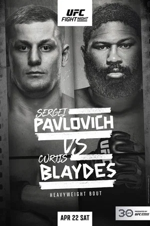 Постер: UFC Fight Night 222: Pavlovich vs. Blaydes