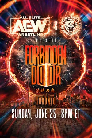 Постер: AEW x NJPW Present Forbidden Door 2023