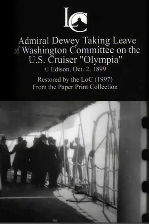 Постер: Admiral Dewey Taking Leave of Washington Committee on the U.S. Cruiser 'Olympia'