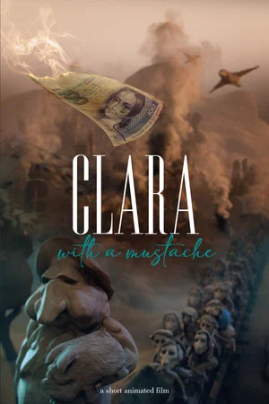 Постер: Clara with a Mustache