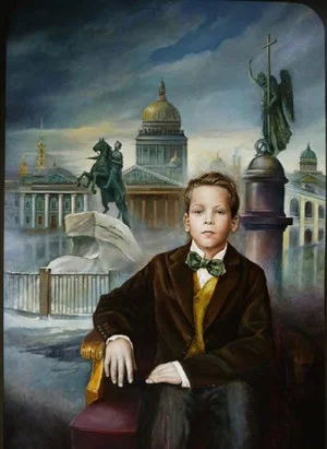 Постер: Leerjongen in Petersburg