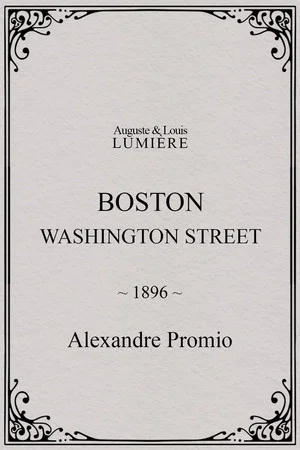 Постер: Boston, Washington street