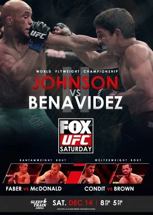 Постер: UFC on Fox 9: Johnson vs. Benavidez 2