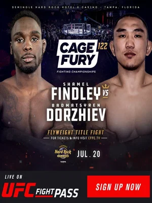 Постер: CFFC 122 Gunnison vs. Watley
