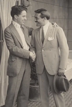 Постер: Max Linder Visits Charlie Chaplin