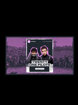Постер: Twenty One Pilots live at Pinkpop 2026