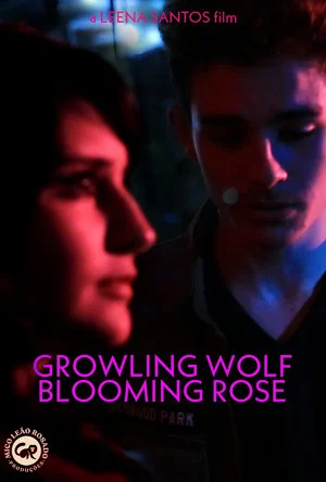 Постер: Growling Wolf, Blooming Rose