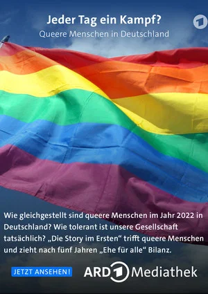 Постер: Jeder Tag ein Kampf? Queere Menschen in Deutschland