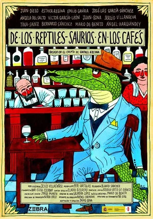 Постер: De los reptiles-saurios en los cafés