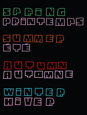 Постер: The End of the World in Four Seasons